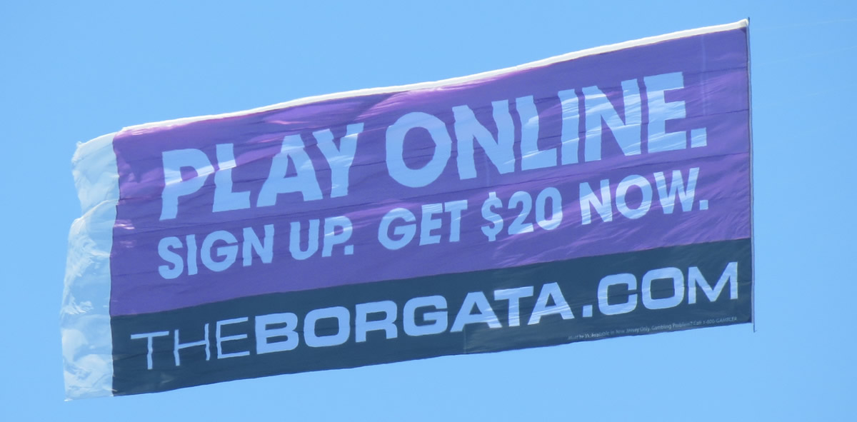 Aerial Advertising in Atlantic City New Jersey